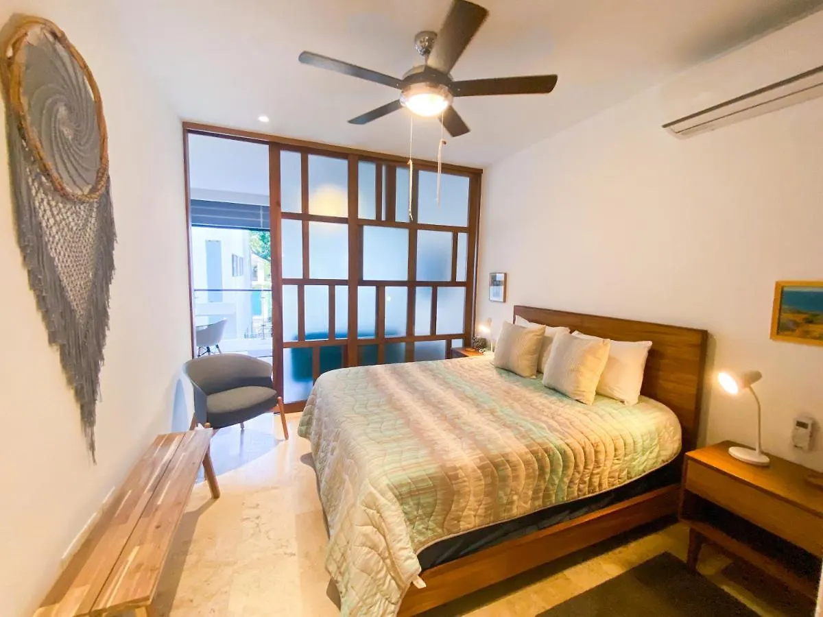 Ipana B113 Inner Court, Quiet 1 Bedroom Apt Playa del Carmen Apartment